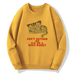 Don't bother me, I'm on a side quest Cotton Pullover Sweatshirt