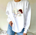 Yoshitomo Nara White Dog Sweatshirt
