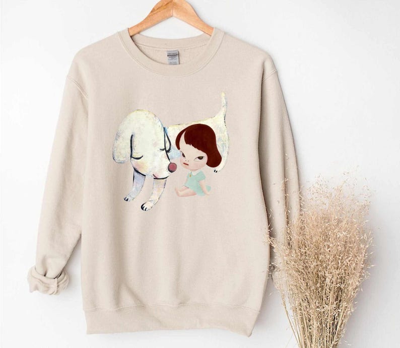 Yoshitomo Nara White Dog Sweatshirt