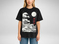 Great Wave of Kanagawa Oversize Acid Washed T-Shirt