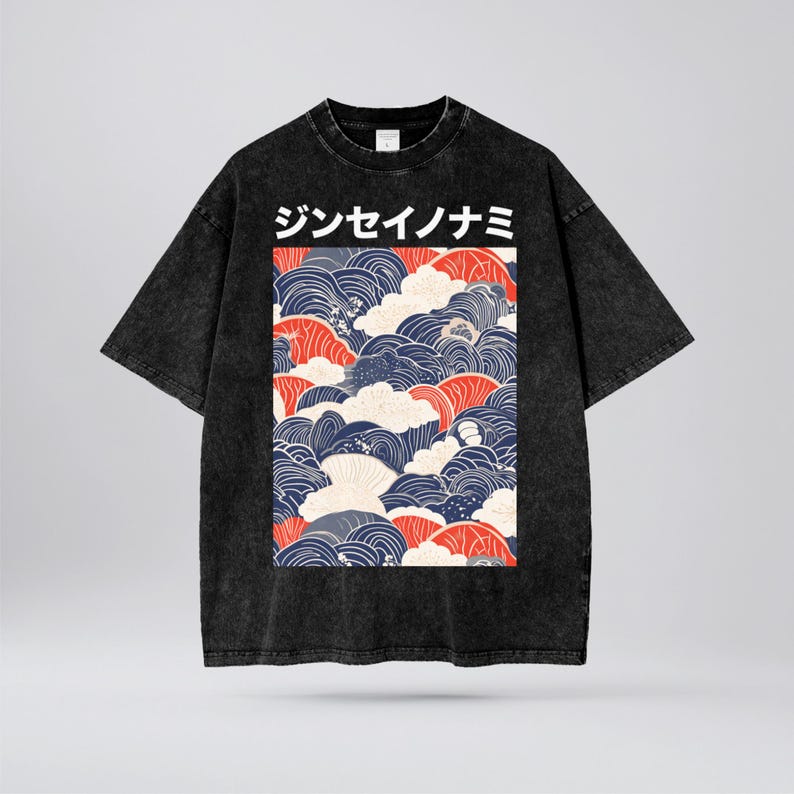 Japanese Oversize Acid Washed T-Shirt