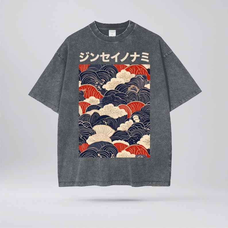 Japanese Oversize Acid Washed T-Shirt