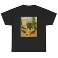 Unisex Raccoon Passed Out in Bathroom Printed Washed Tee