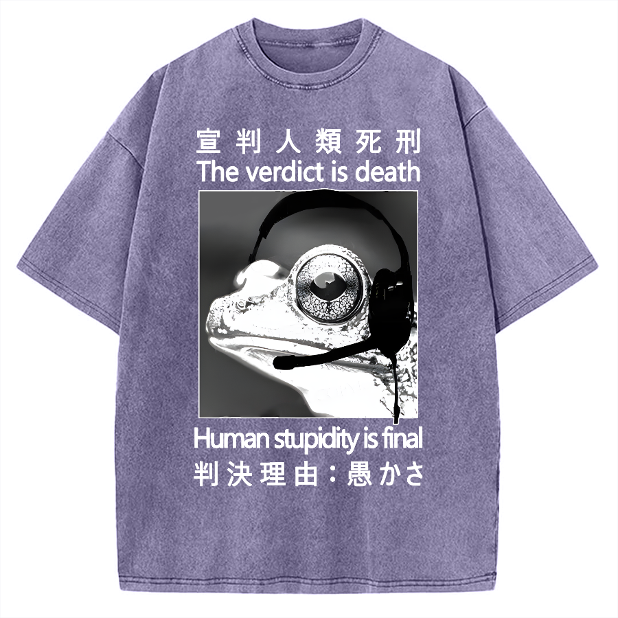 Frog Judge Vintage Washed T-shirt