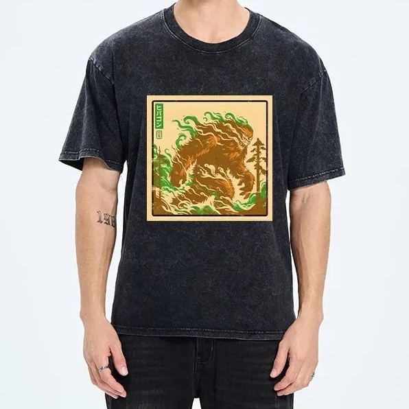 Walking Monkey Demon Washed T-Shirt