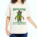 Wait I'm Too Excited Washed T-Shirt