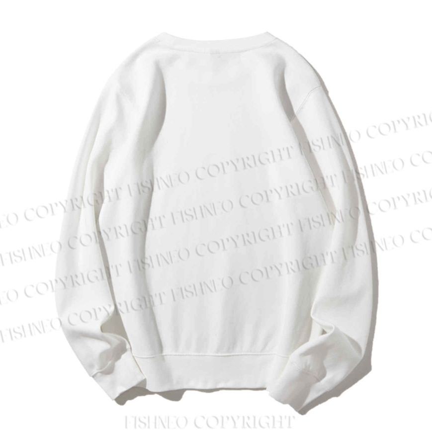 Unisex Sea Wave Casual Printed Sweatshirt