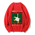 Silly Goose On The Loot Cotton Pullover Sweatshirt