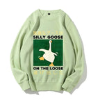 Silly Goose On The Loot Cotton Pullover Sweatshirt