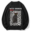 Black Cat Cotton Sweatshirt