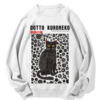 Black Cat Cotton Sweatshirt