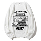 Japan Osaka Food Cotton Sweatshirt