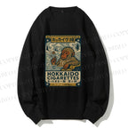 Unisex Casual Vintage Monkey Printed Sweatshirt