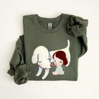 Yoshitomo Nara White Dog Sweatshirt