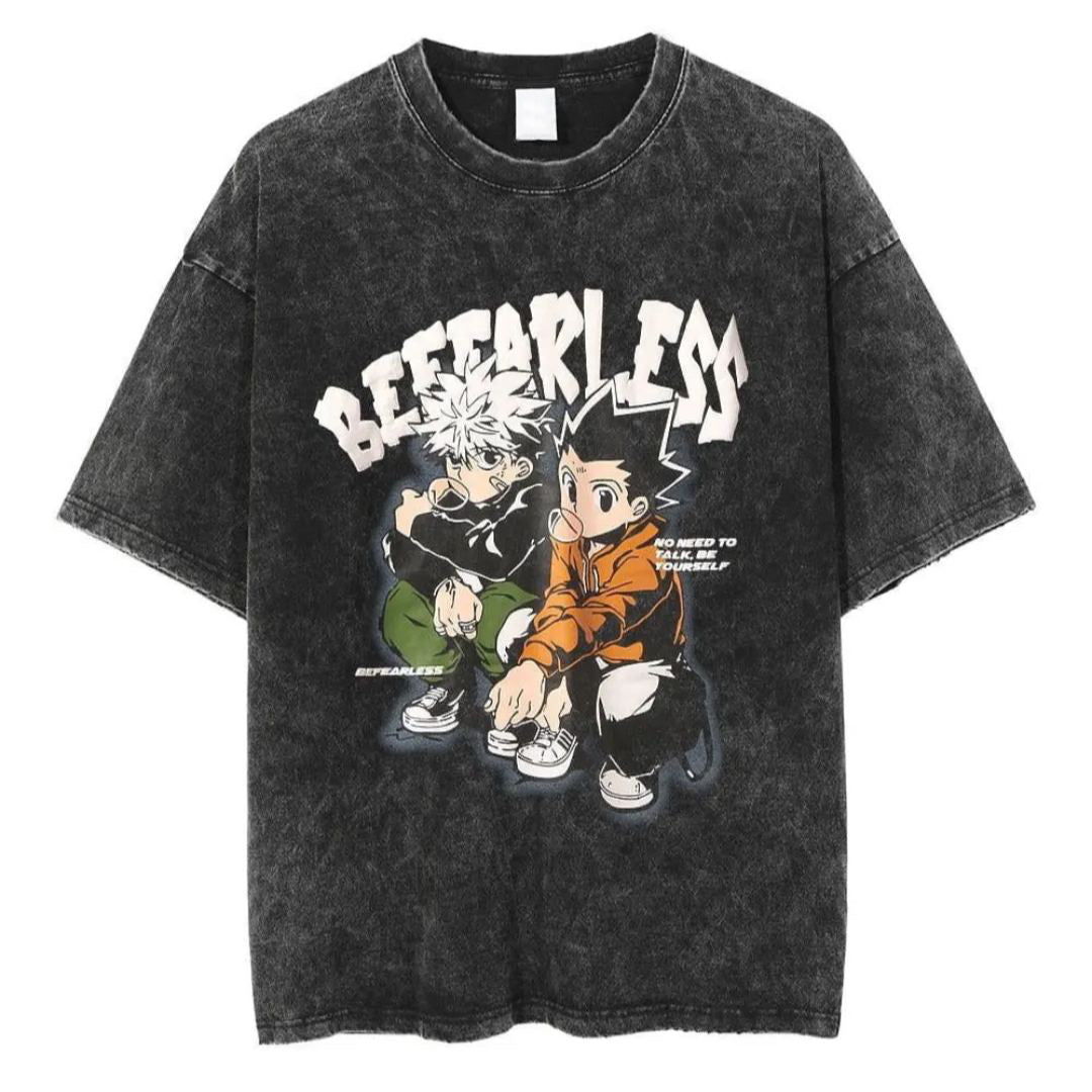 Unisex BE FEARLESS Printed Washed Tee