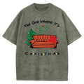 Vintage The One Where It's Christmas Washed T-Shirt