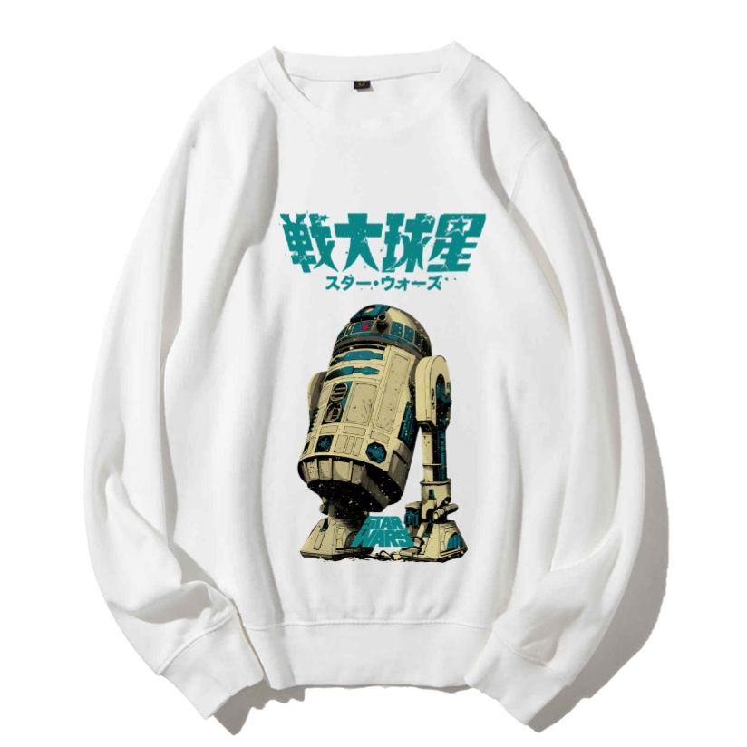 Casual Star Wars Vintage Printed Crewneck Sweatshirt