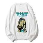 Casual Star Wars Vintage Printed Crewneck Sweatshirt