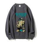 Casual Star Wars Vintage Printed Crewneck Sweatshirt