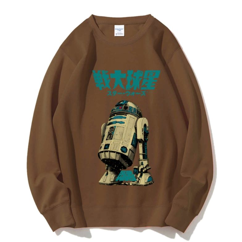 Casual Star Wars Vintage Printed Crewneck Sweatshirt
