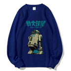 Casual Star Wars Vintage Printed Crewneck Sweatshirt