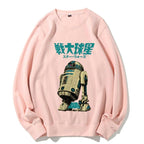 Casual Star Wars Vintage Printed Crewneck Sweatshirt