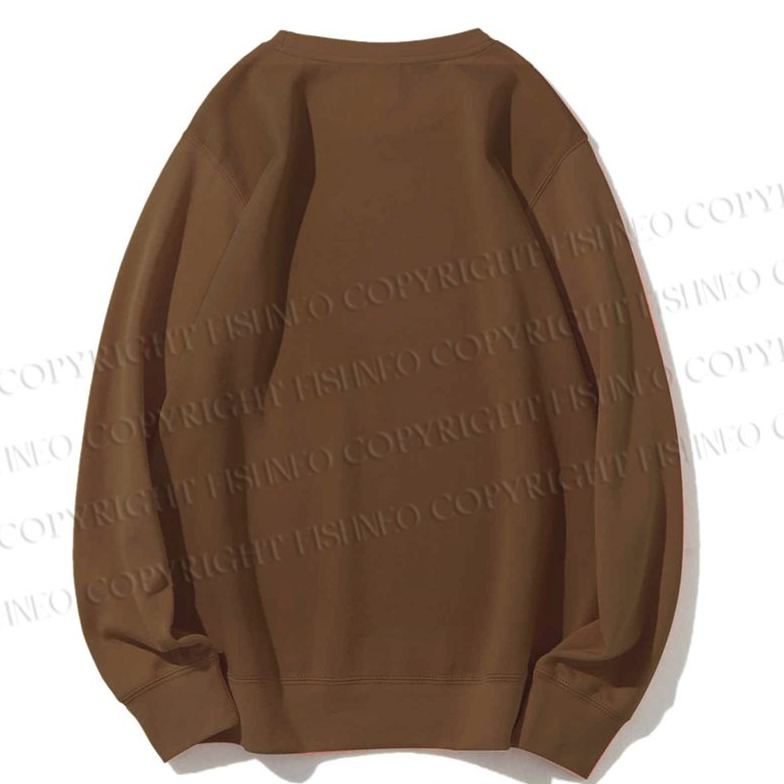 Unisex Vintage Bauhaus Design Printed Sweatshirt