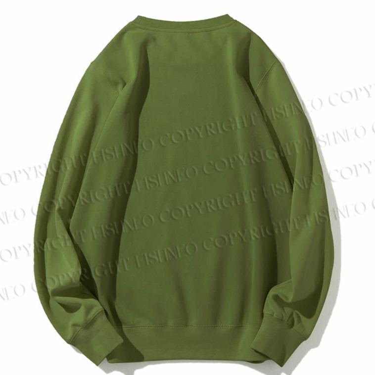 Unisex Vintage Bauhaus Design Printed Sweatshirt