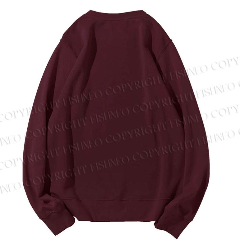 Unisex Vintage Bauhaus Design Printed Sweatshirt