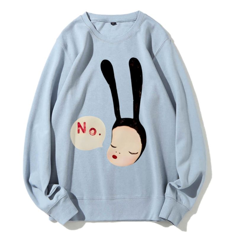Unisex Yoshitomo Nara Printed Sweatshirt