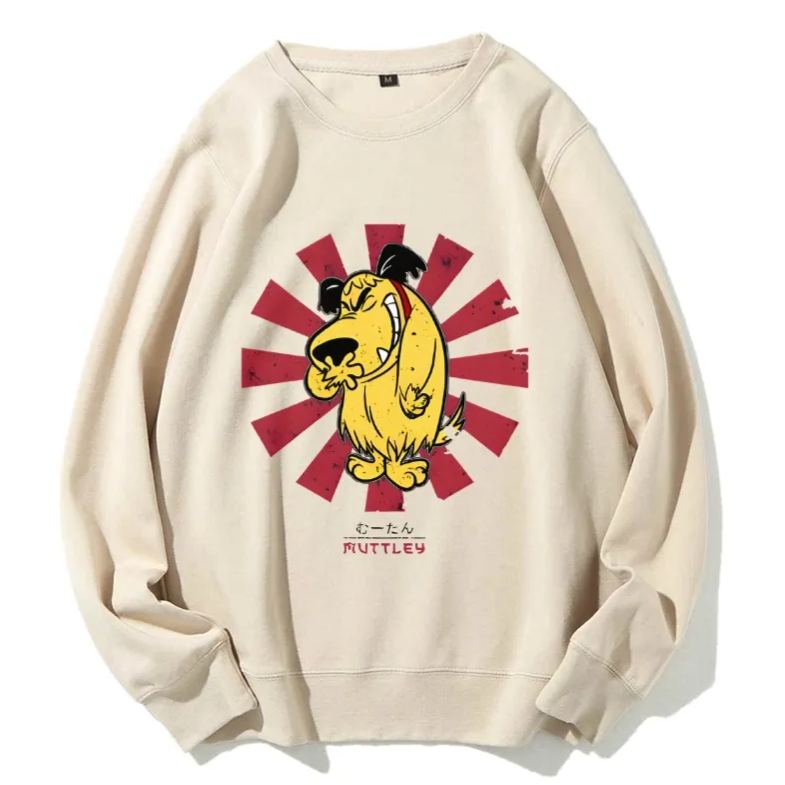 Muttley Retro Japanese Cotton Sweatshirt