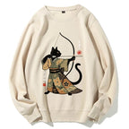 Japan Cat Archery Cotton Sweatshirt