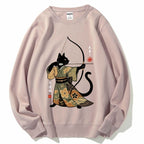 Japan Cat Archery Cotton Sweatshirt