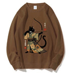 Japan Cat Archery Cotton Sweatshirt