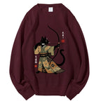 Japan Cat Archery Cotton Sweatshirt
