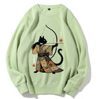 Japan Cat Archery Cotton Sweatshirt