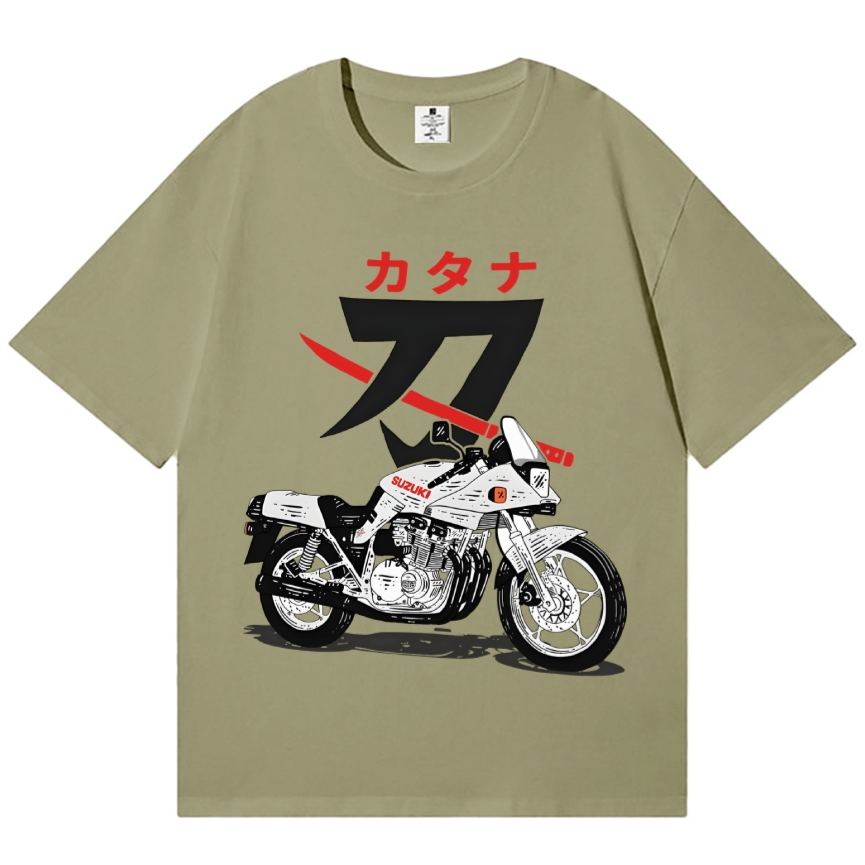 Unisex Classic Cotton Suzuki Japanese Style Printed T-shirt