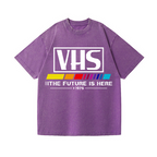 VHS 1976 Vintage Wash Japanese Design T-Shirt