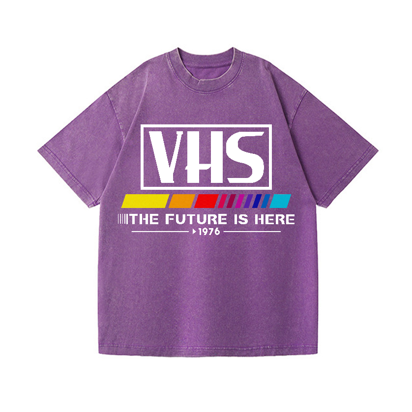 VHS 1976 Vintage Wash Japanese Design T-Shirt