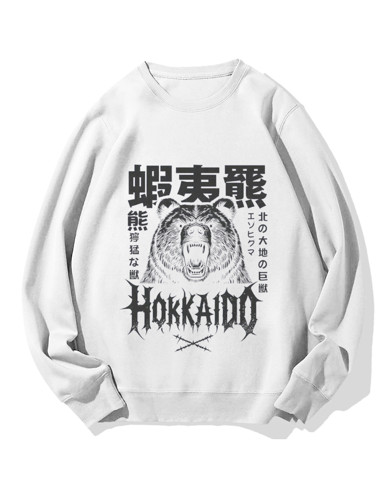 Hokkaido Bear Cotton Sweatshirt