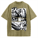 Cat vs Zucchini Vintage Washed T-shirt