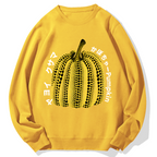 Pumpkin Geek Cotton Sweatshirt