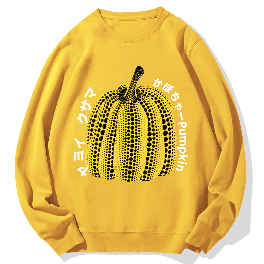 Pumpkin Geek Cotton Sweatshirt