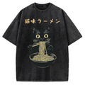 Kitten Ramen Vintage Washed T-shirt