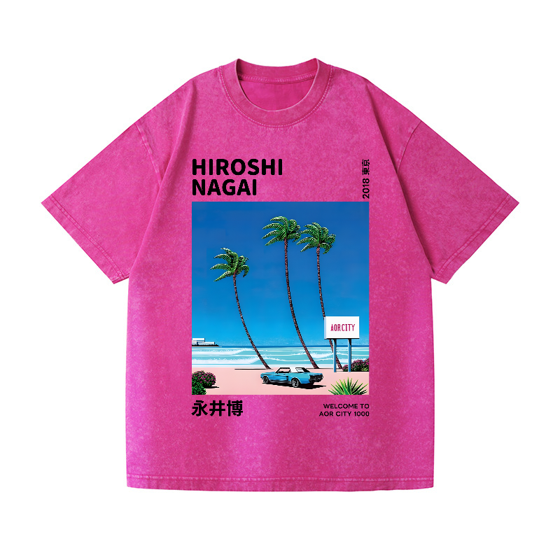 Hiroshi Nagai Vintage Wash Japanese Design T-Shirt