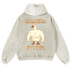 Duck Goose Vintage Washed Cotton Back Art Hoodie