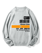 Ginza Line for Shibuya Cotton Sweatshirt