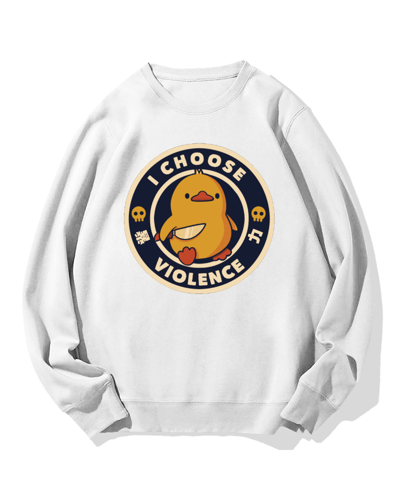 Violent Duck Cotton Sweatshirt