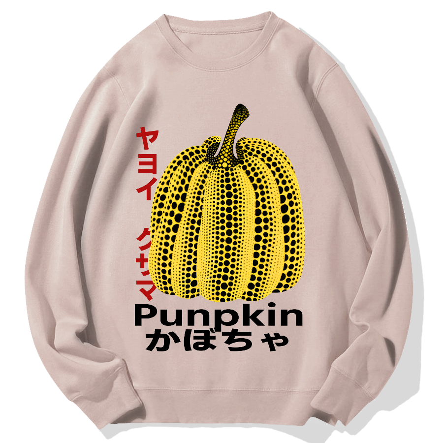 Pumpkin Geek Cotton Sweatshirt