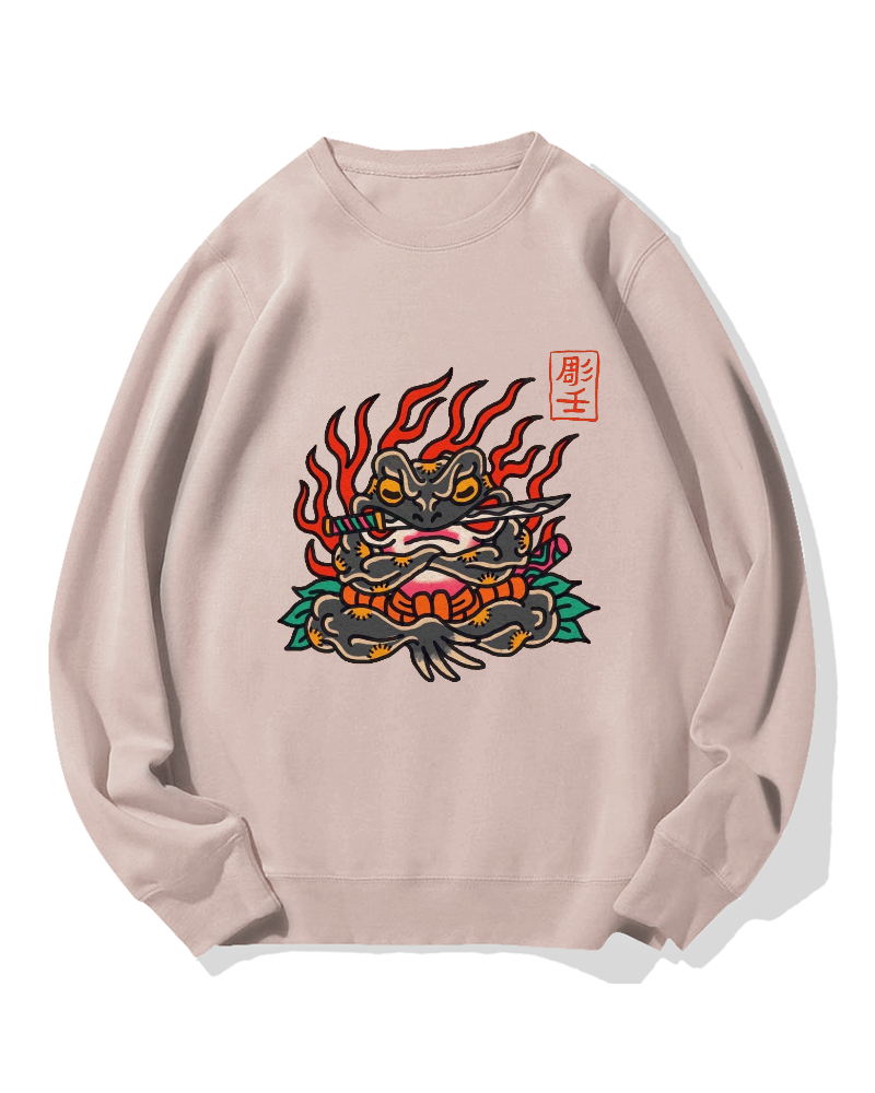 Yakuza Frog Cotton Sweatshirt